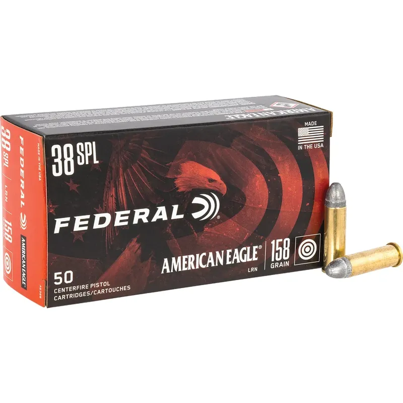 .38 Special 158 Grain Lrn Centerfire Ammunition - 50 Rounds