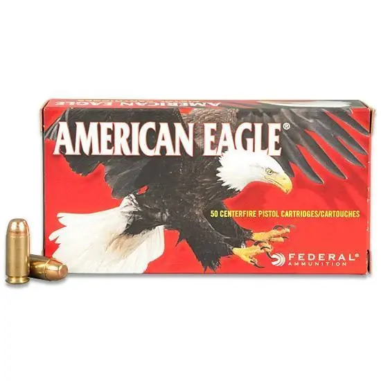 American Eagle .40 S&w 155 Grain Full Metal Jacket Ammunition 50 Rounds