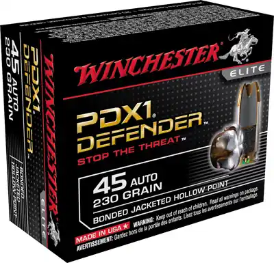 Pdx-1 Defender .45 Auto Pistol Ammunition, 230 Grain, 20 Rounds
