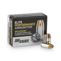 Elite V-crown 9mm Jacketed Hollow Point Ammunition - 124 Grain, 20 Rounds