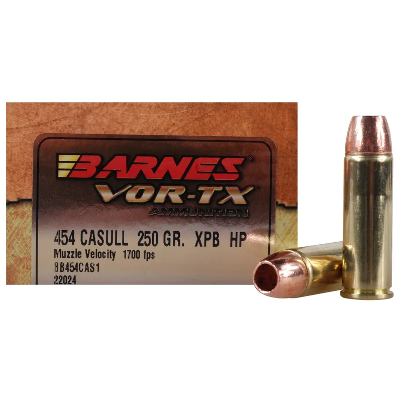 Vor-tx Handgun Ammo .454 Casull 250 Grain Xpb 20 Rounds