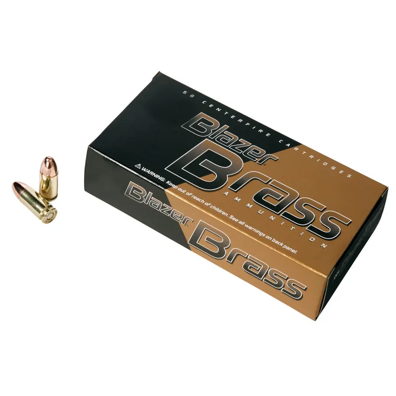 Blazer Brass .40 S&w 180 Grain Full Metal Jacket Ammunition, 50 Rounds
