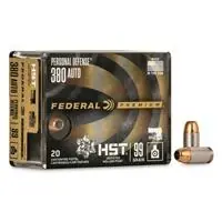 Premium Personal Defense .380 Acp Hst Jhp 99 Grain 20 Rounds