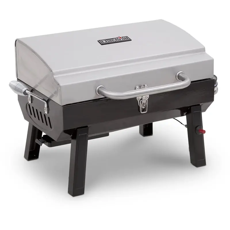 Tabletop Gas Grill, 10,000-btu, 200-sq. In.