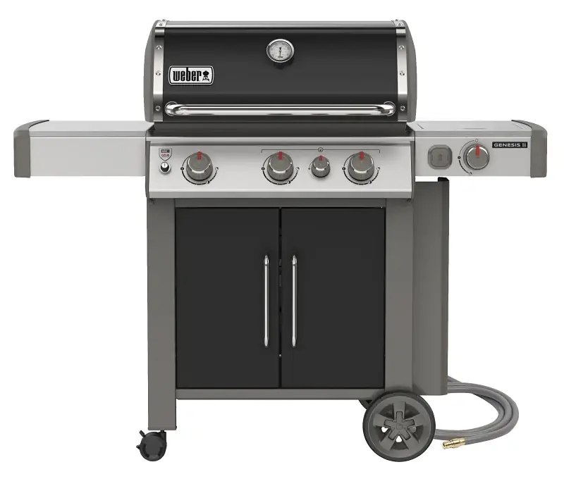Genesis Ii E-335 3-burner Natural Gas Grill, 39,000-btus + Side & Sear Burners, Black