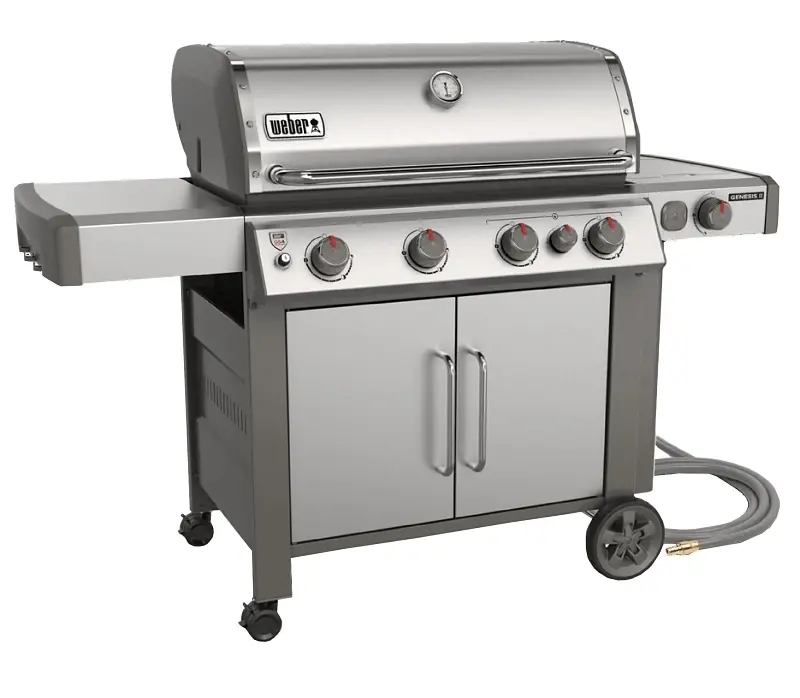 Genesis Ii S-435 4-burner Natural Gas Grill, 48,000-btus + Side & Sear Burners, Stainless Steel