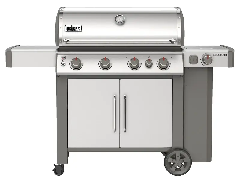 Genesis Ii S-435 4-burner Lp Gas Grill, 48,000-btus + Side & Sear Burners, Stainless Steel