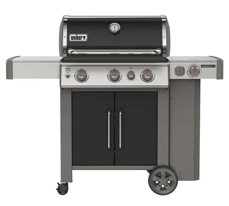 Genesis Ii E-335 3-burner Lp Gas Grill, 39,000-btus + Side & Sear Burners, Black