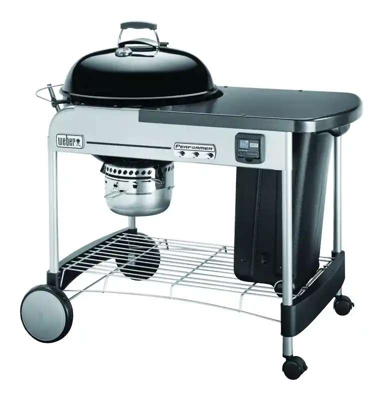 Performer Premium Charcoal Grill, Black, 22 In.