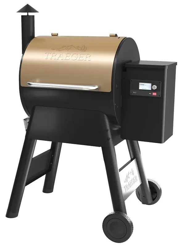 Pro D2 Pellet Grill, 572-sq. In., 18 Lb. Hopper, Bronze