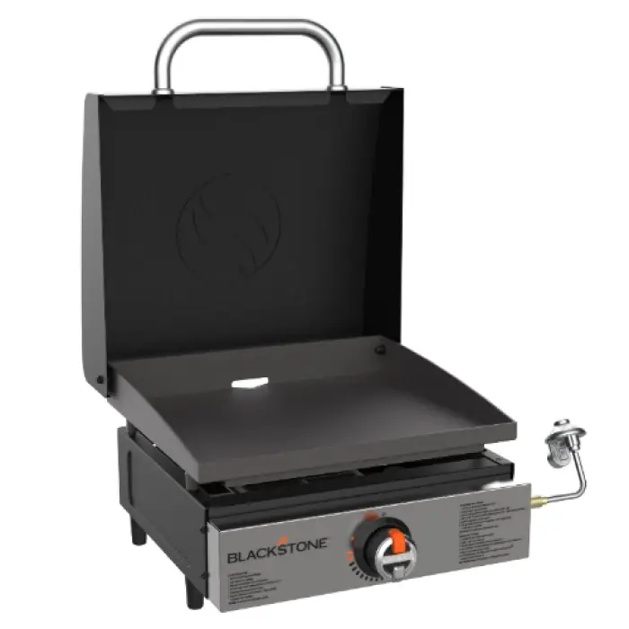 Tabletop Griddle Grill, 12,000 Btus, 17-in.