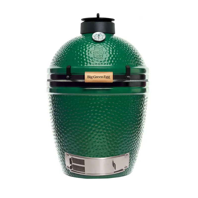 15 In. Medium Charcoal Kamado Grill And Smoker With Spring Assisted Lid