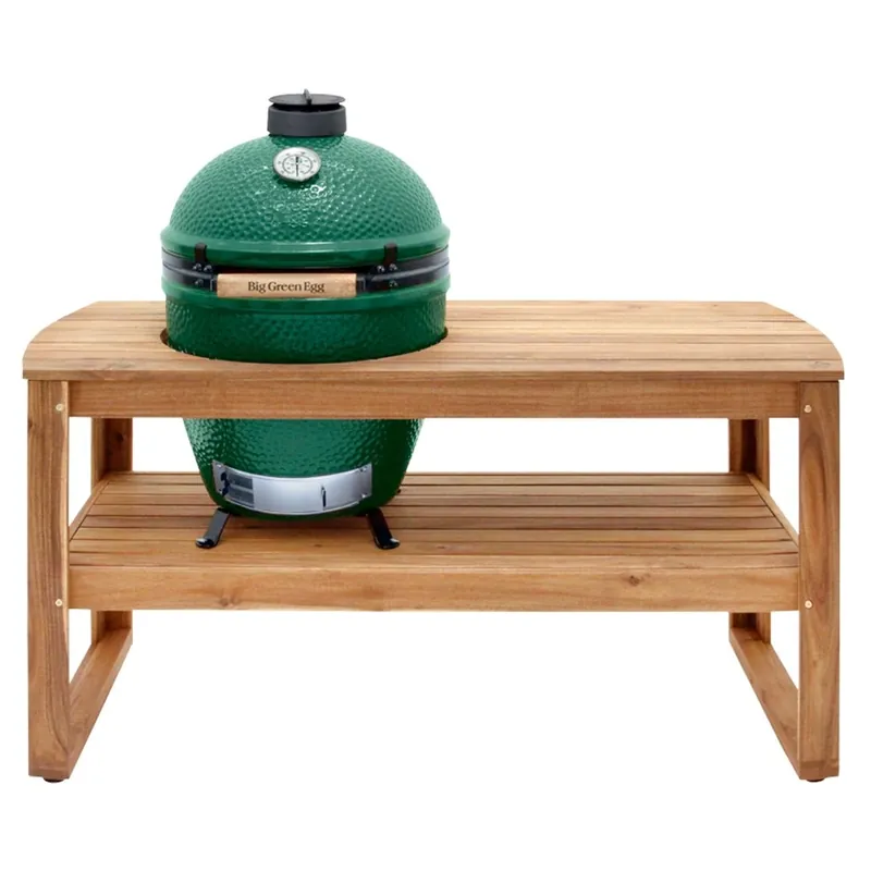 Xlarge Grill Table Acacia Wood 31 In. H X 32 In. W X 61 In. L