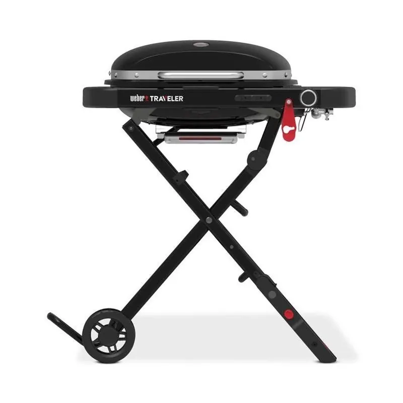 Traveler Compact 1 Burner Liquid Propane Grill Black