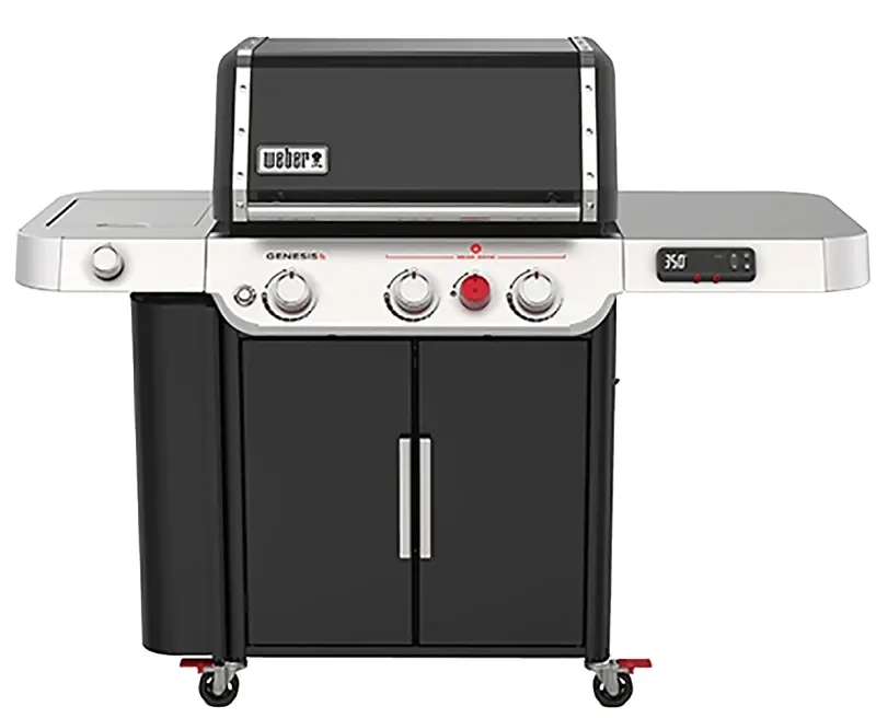 Genesis Ex-335 Smart Tech 3-burner Lp Gas Grill, 39,000 Btus + Side & Sear Burners, Black
