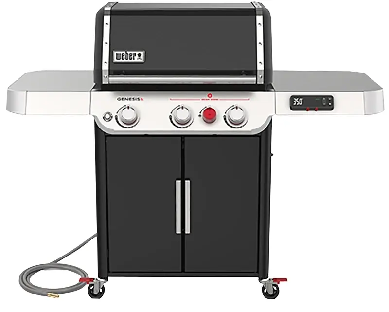Genesis Ex-325s Smart Tech 3-burner Natural Gas Grill, 39,000 Btus + Sear Burner, Black