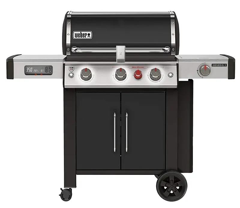 Genesis Ii Ex-335 Lp Gas Smart Grill, 3-burners + Sear & Side, Black