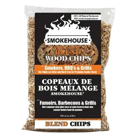 9799-000-0000 1.75 Pounds Smokehouse Blend Wood Chips For Grilling