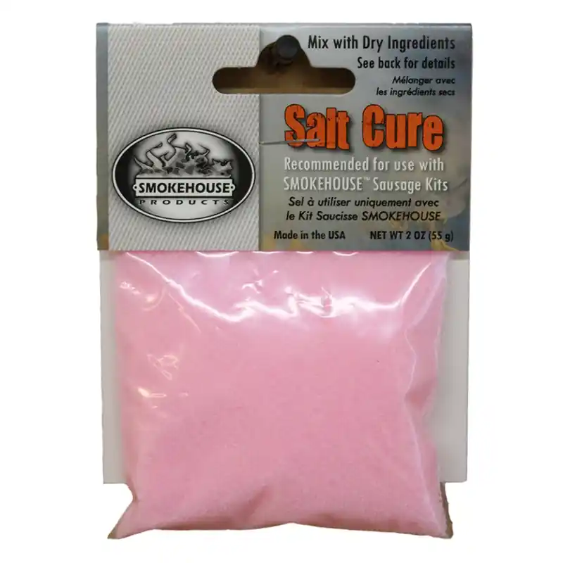 Smokehouse Unflavored Salt Cure 2 Ounces For Sausage And Meat Preservation