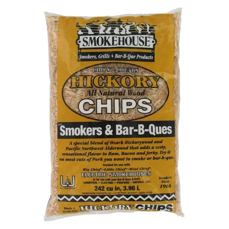 Smokehouse 08232019 Hickory 1.75 Pound Premium Quality Hickory Chips