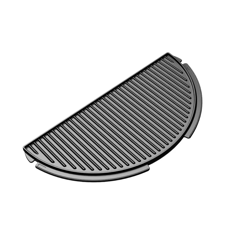 Large Cast Iron Half Moon Plancha Griddle 8.5 In. Wide