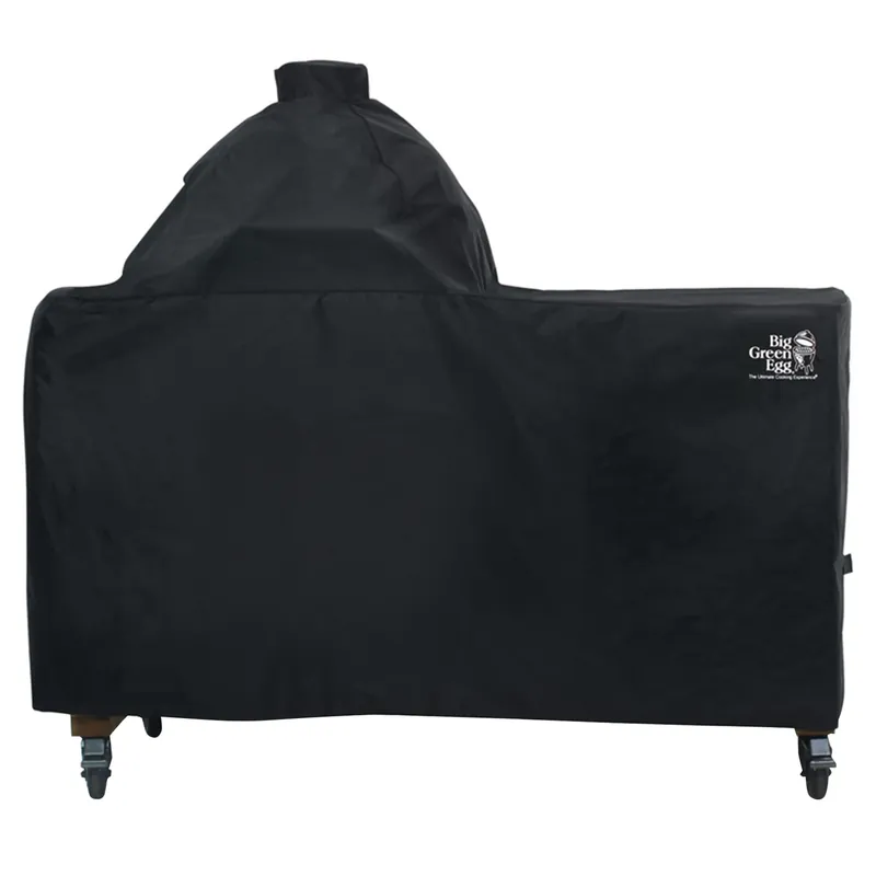 Weatherproof Grill Cover For Large Egg In Acacia Table