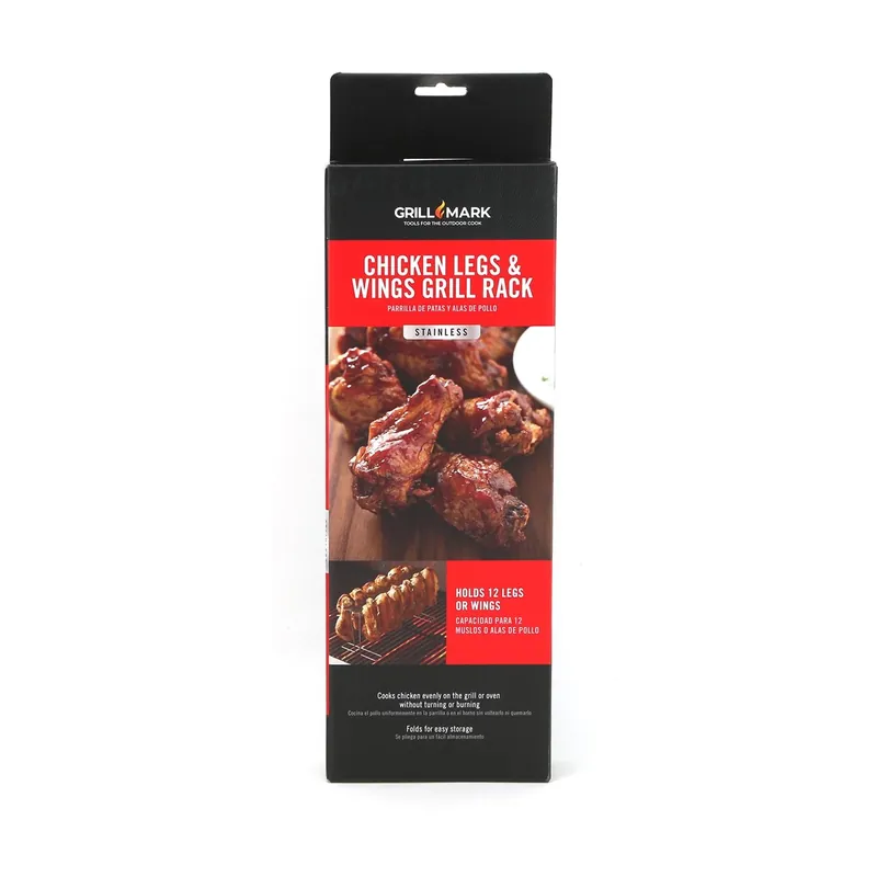 Ez Stainless Steel Chicken Leg/wing Hanger 13.75 In. L X 5 In. W 1 Pk
