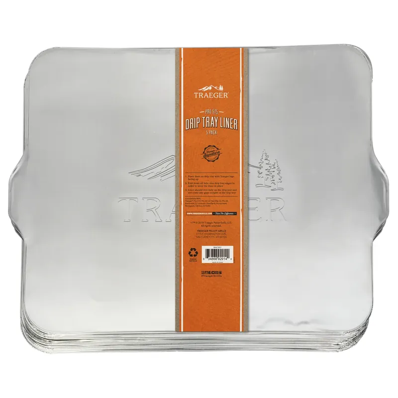Aluminum Drip Tray Liner 22 In. L X 15.5 In. W For Traeger