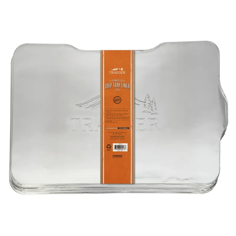 Aluminum Drip Tray Liner 21 In. L X 15.5 In. W For Traeger Ironwood 650