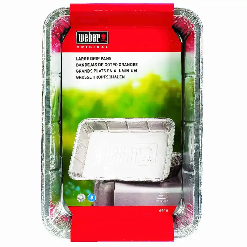 Aluminum Drip Pan 13.1 In. L X 9.1 In. W For Weber