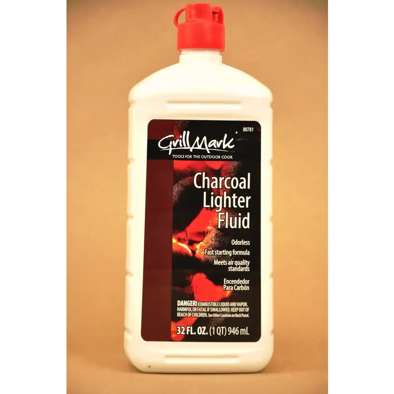 Charcoal Lighter Fluid 32 Ounce Bottle - Odorless And Efficient