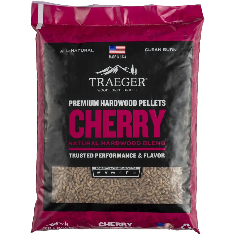 Barbeque Pellets, Cherry Hardwood, 20 Lb. Bag