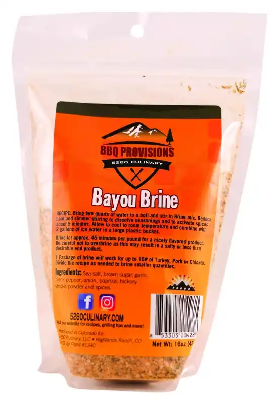Bayou Brine Mix 16 Oz - Flavorful Cajun Brine For Meats
