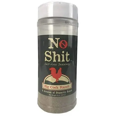 No Shit Salt Free Seasoning By Big Cock Ranch - Flavorful Blend For All Dishes