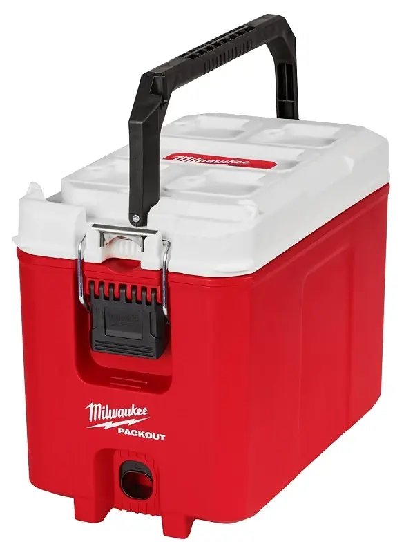 Packout 16 Qt. Compact Cooler, Red/white, Model 48-22-8460