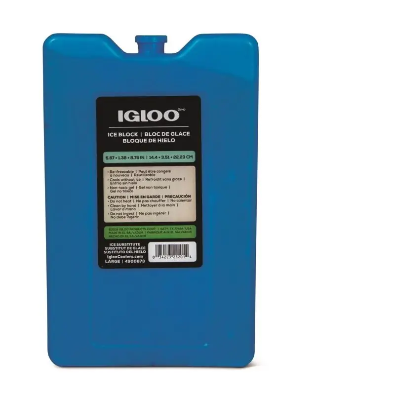 Maxcold 33.8 Oz Blue Reusable Freezer Block