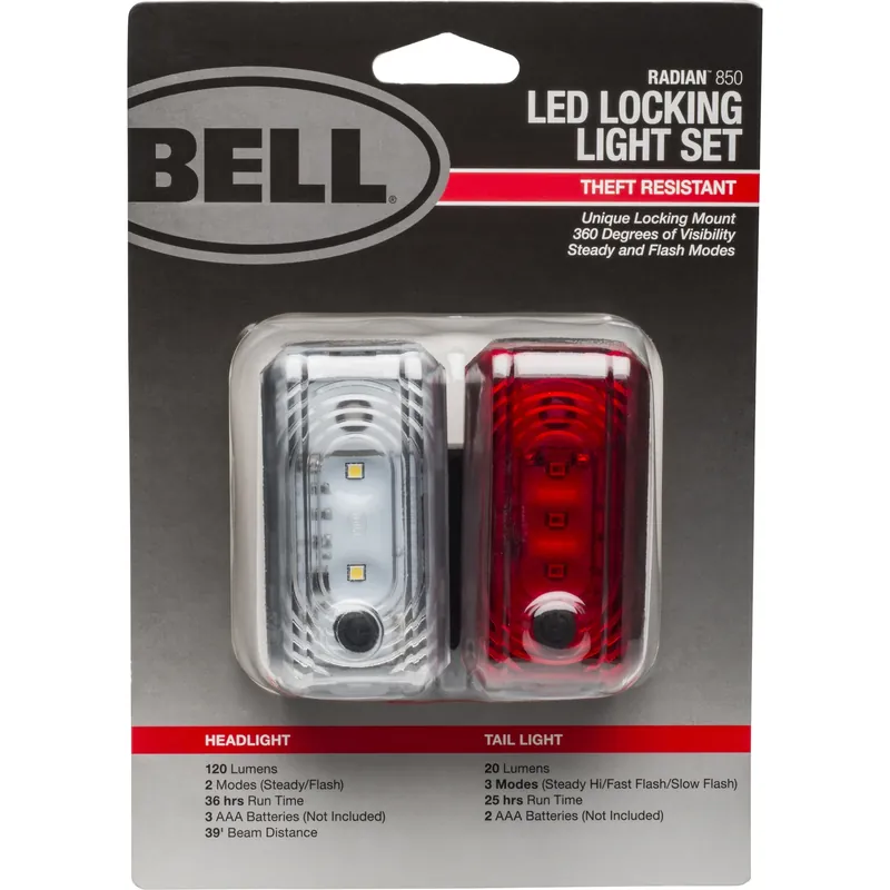 Radian 850 Plastic Locking Light Set Red/white