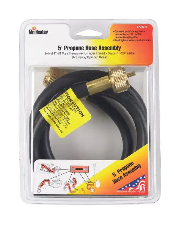 Propane Swivel Hose Assembly, 5-ft.