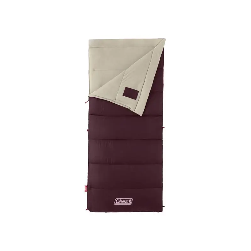 50 Deg F 33 X 75 Inch Red Autumn Glen Adult Sleeping Bag