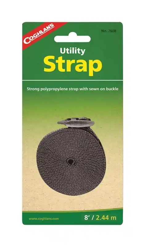 1 In. W X 8 Ft. L Black Utility Strap 1 Lb 1 Pk