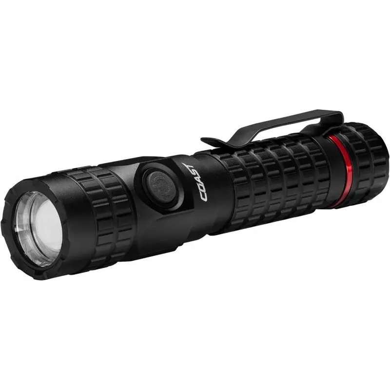 Coast Px200r 2000 Lm Black Led Rechargeable Rechargeable Flashlight