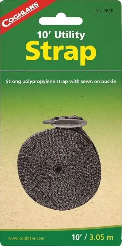 1 In. W X 10 Ft. L Black Utility Strap 1 Lb 1 Pk