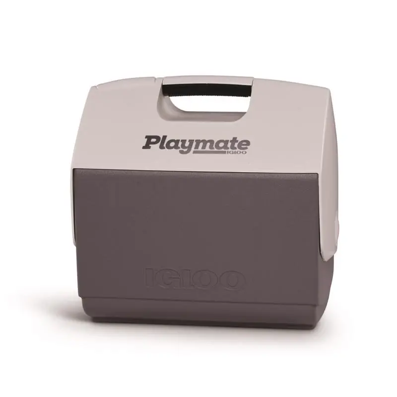 Playmate Elite Gray 16 Quart Hard Sided Cooler - 30 Can Capacity