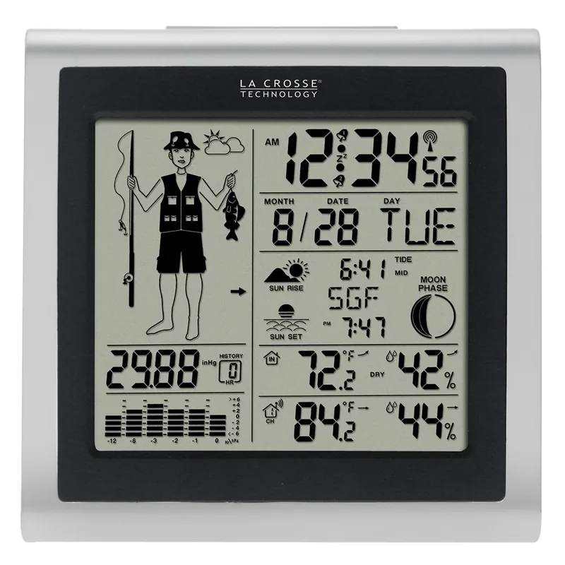 308-1451 Wireless Fisherman Forecast Station With Led Display