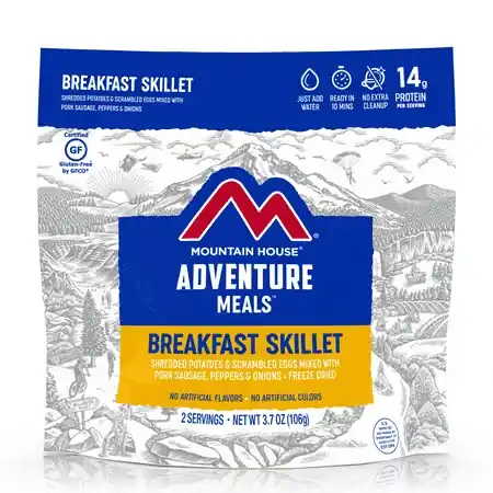 Freeze Dried Breakfast Skillet, 2 Servings, 3.7 Ounces