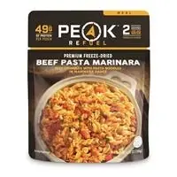 Beef Pasta Marinara Meal - 2 Servings - Freeze-dried Camping Food