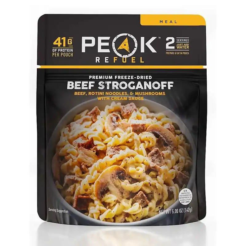 Freeze-dried Beef Stroganoff Meal - 2 Servings