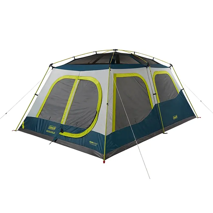 Dark Room 10-person Tent With Extended Window Awning And Weather Protection
