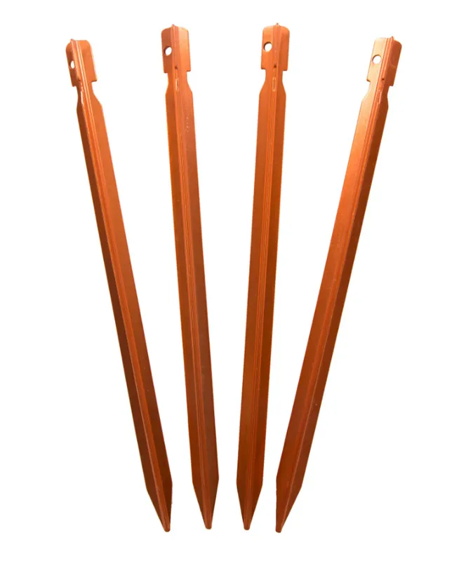 4pk Aluminum Tent Stakes