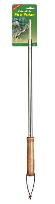Silver Extendable Fire Poker 30 In. H X 3 In. W X 1-1/4 In. L 1 Pk